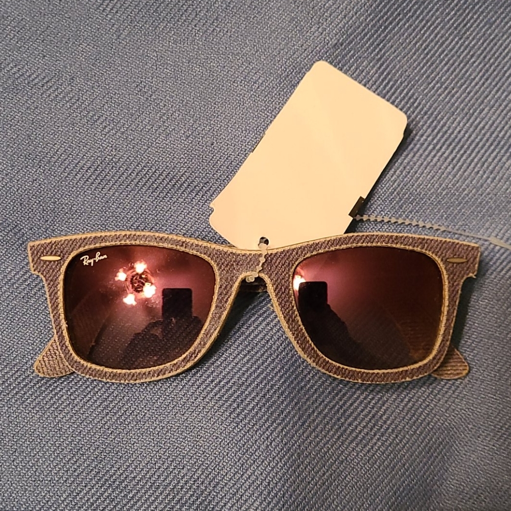 Denim purple 💜 Ray Ban sunglasses